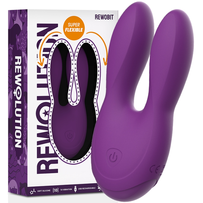 Stimolatore Clitoride Flessibile Rewolution Rewobit Duet Flex