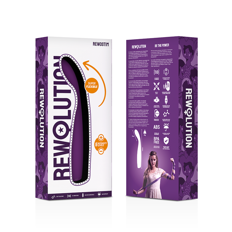 Vibratore Flessibile Potente Rewolution Rewostim
