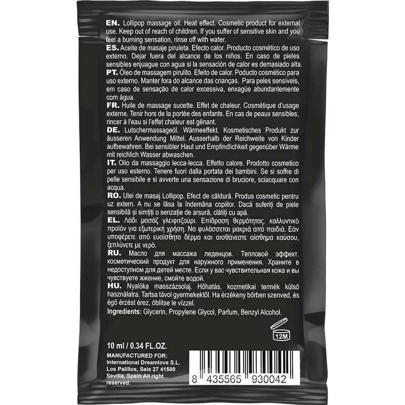 Olio da Massaggio Erotico Coquette Chic Desire Lollipop — 10 ml