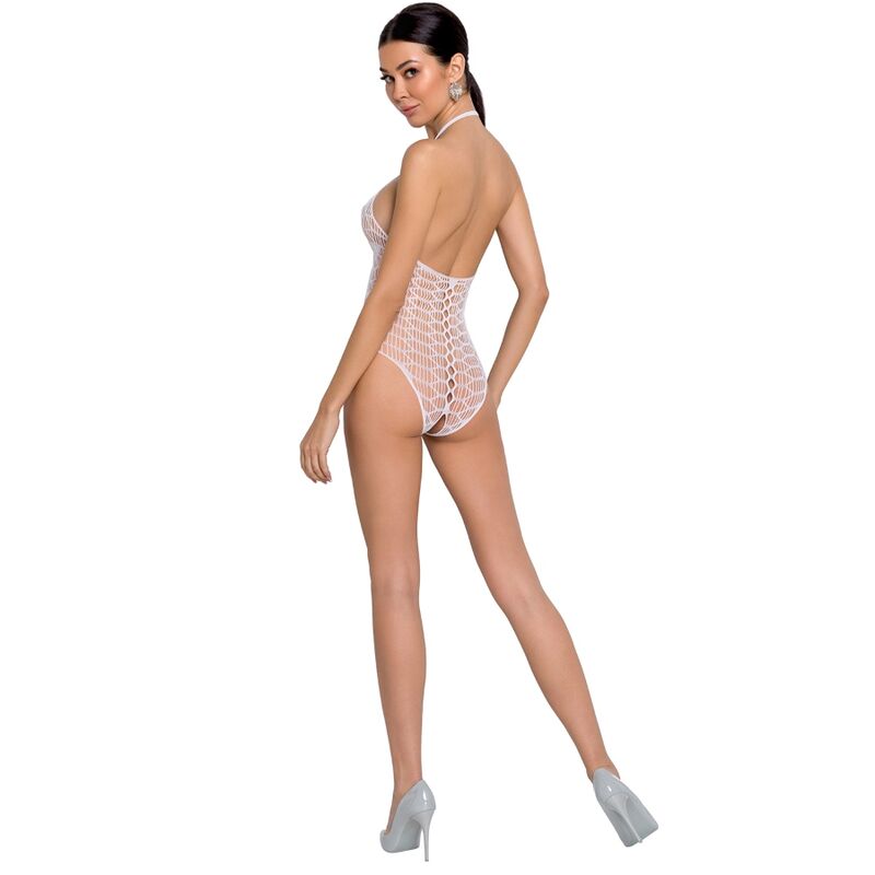 Bodystocking a Rete con Pizzo Passion BS087 — Taglia Unica
