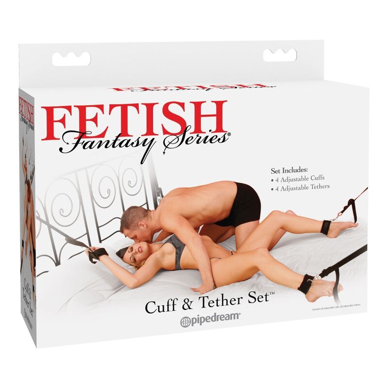 Kit Bondage con Polsini Regolabili Pipedreams Fetish Fantasy