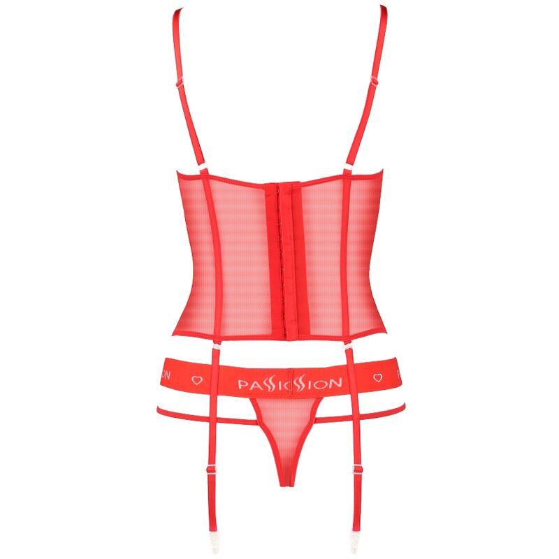 Corsetto Sexy Passion Kyoka — Rosso L/XL
