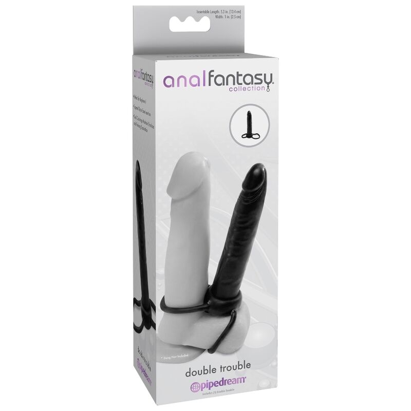 Anello Fallico Doppia Penetrazione Anal Fantasy Double Trouble