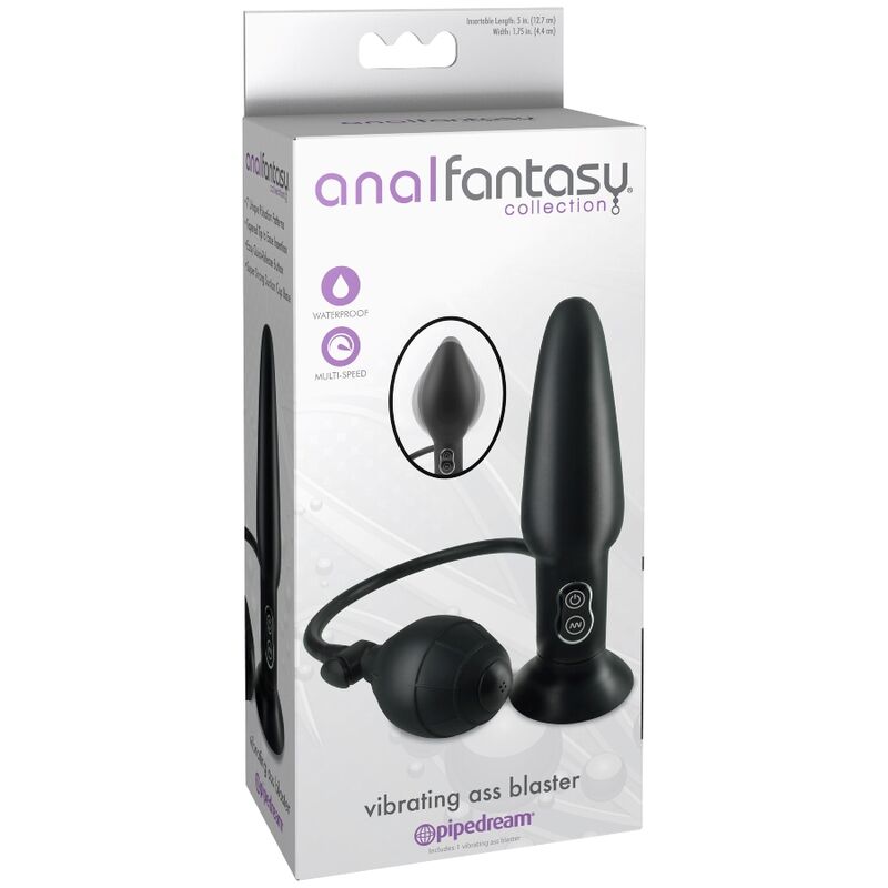 Plug Anale Vibrante Gonfiabile Anal Fantasy Ass Blaster — 10 cm