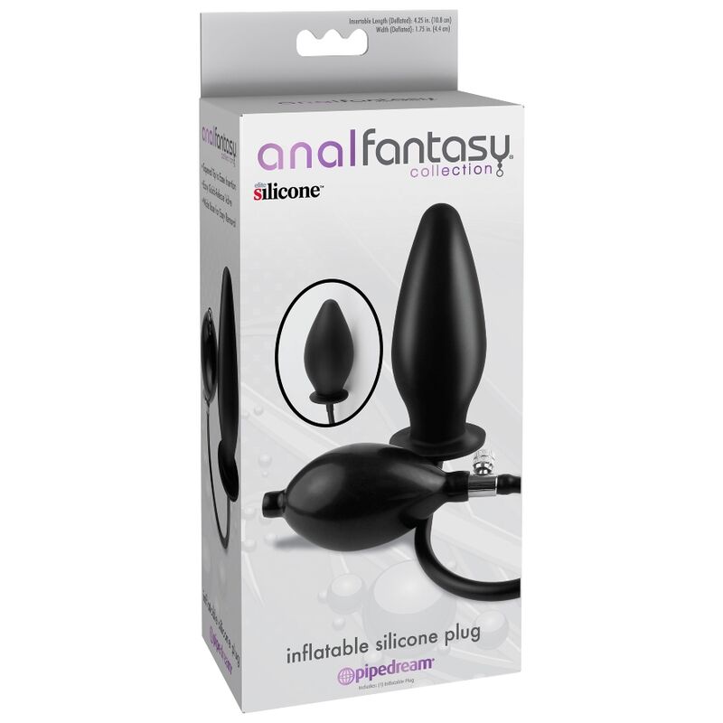 Plug Anale Gonfiabile Anal Fantasy — Silicone, 10,9 cm