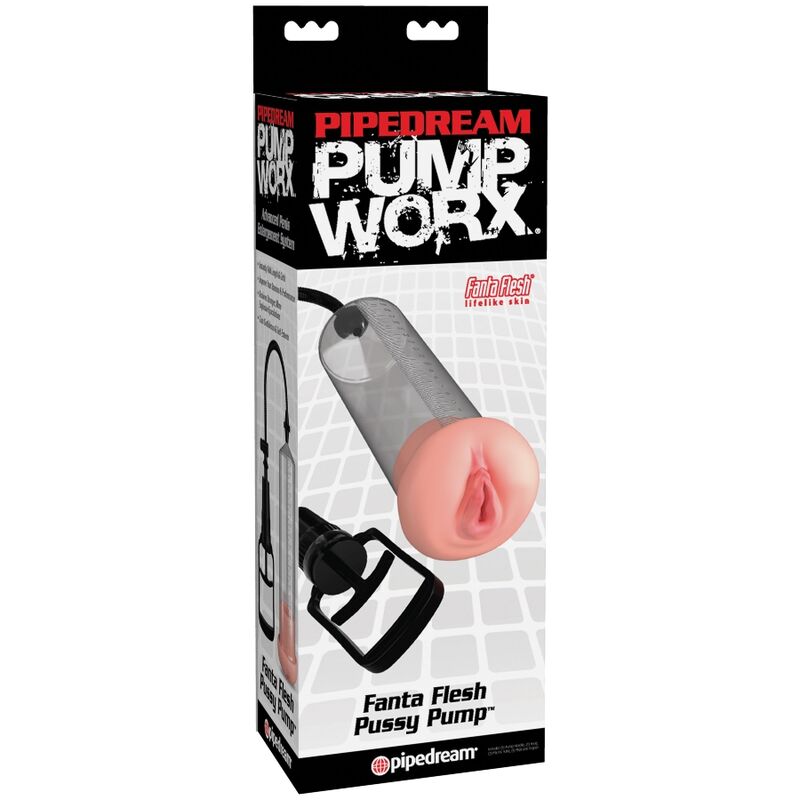 Pompa Pene con Masturbatore Pump Worx Fanta Pussy