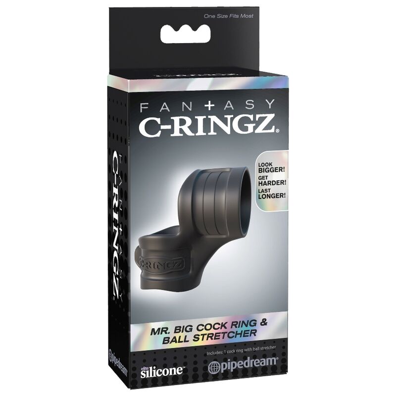 Anello Fallico e Stretcher Testicoli Fantasy C-Ringz Mr.Big