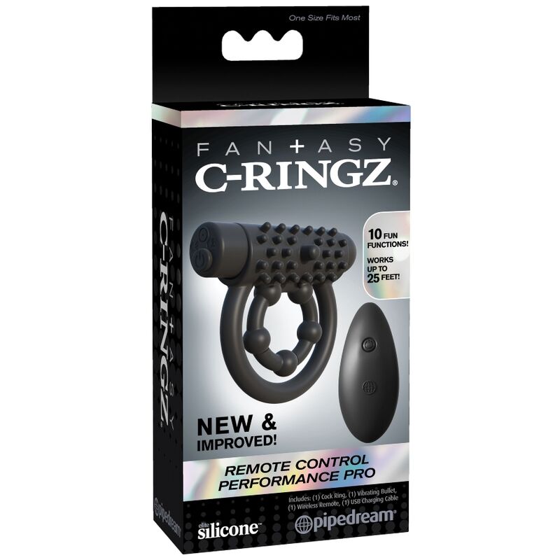 Anello Fallico Vibrante con Telecomando Fantasy C-Ringz Performance Pro