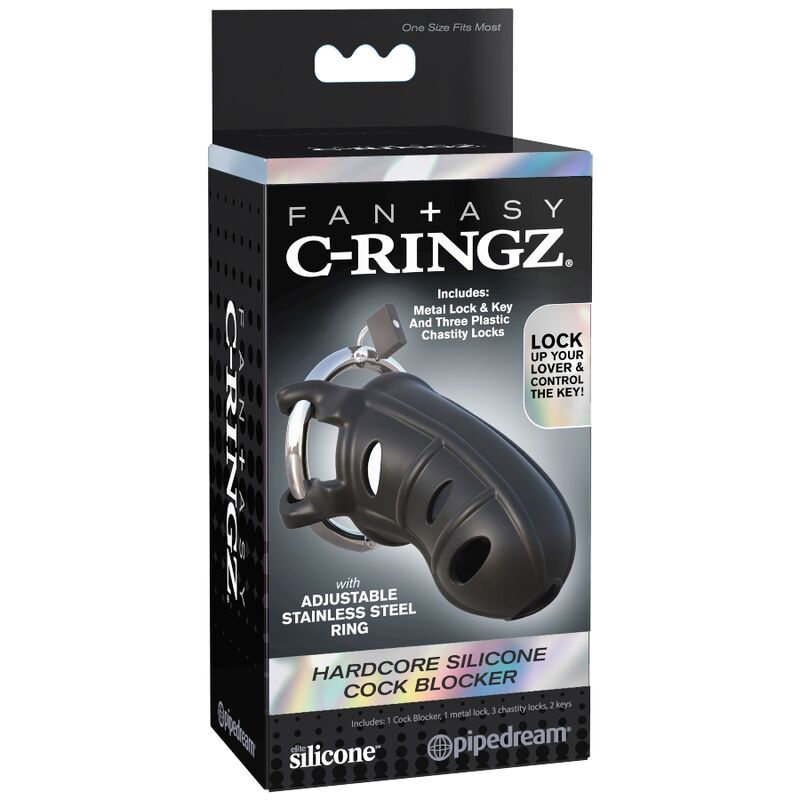 Gabbia di Castità in Silicone Fantasy C-Ringz Cock Blocker