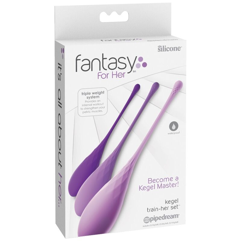Set Kegel FANTASY FOR HER Kegel Trainer - Silicone