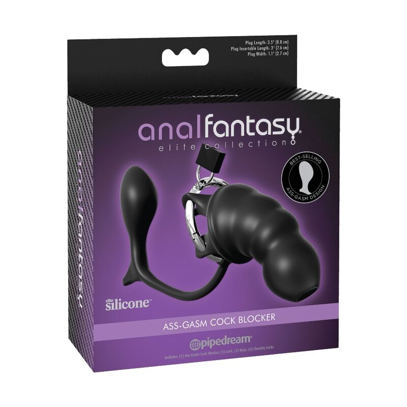Anello Fallico Vibrante Anale Anal Fantasy Elite Ass-Gasm Cock Blocker