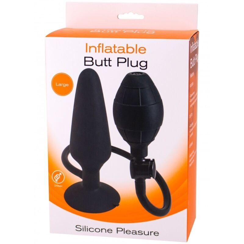 Plug Anale Gonfiabile Seven Creations — Silicone, 16,9 cm