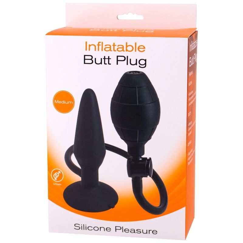 Plug Anale Gonfiabile Seven Creations — Silicone, 14,5 cm