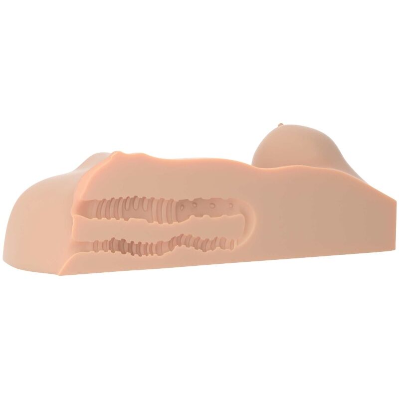 Masturbatore Maschile PDX Plus Perfect DD — Fanta Flesh, 2 Aperture