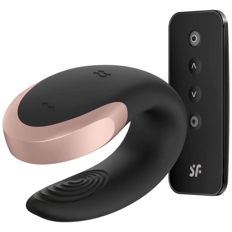Vibratore per Coppie Satisfyer Double Love — App, Silicone