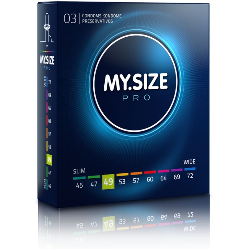 Preservativi su Misura My Size Pro — 49 mm, 3 Pezzi