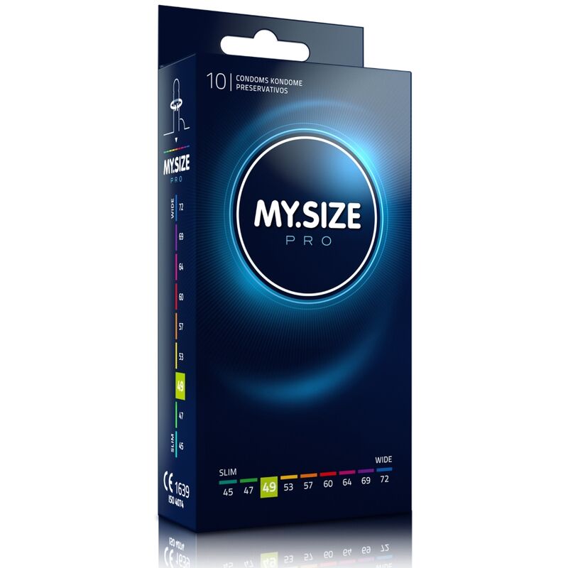 Preservativi su Misura My Size Pro — 49 mm, 10 Pezzi