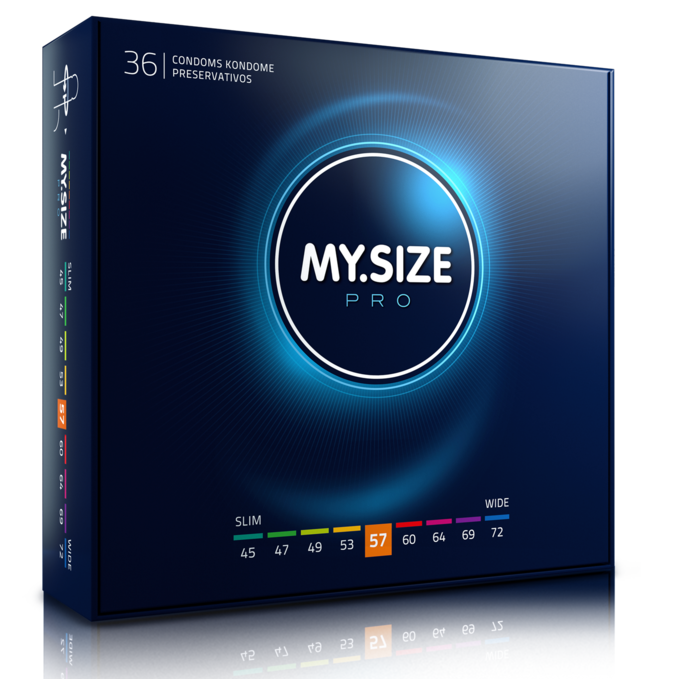 Preservativi su Misura My Size Pro — 57 mm, 36 Unità