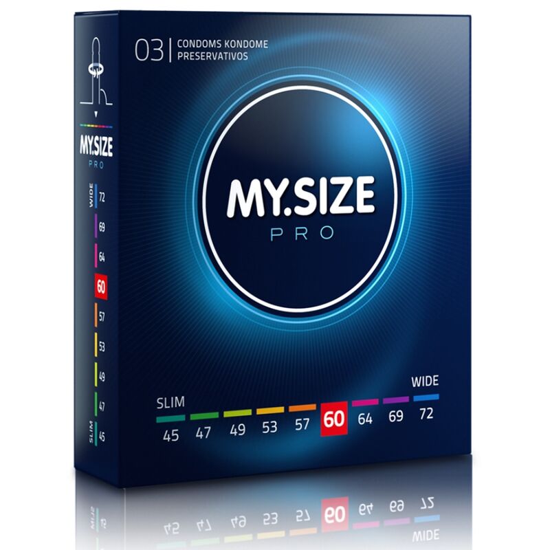 Preservativi Su Misura My Size Pro — 60 mm, 3 Pezzi