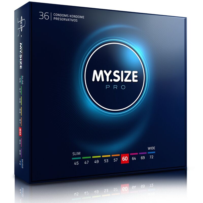 Preservativi su Misura My Size Pro — 60 mm, 36 Unità