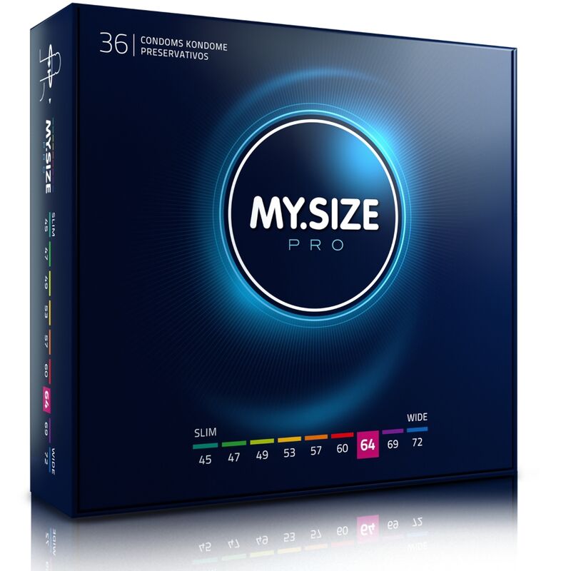 Preservativi su Misura My Size Pro — 64 mm, 36 Unità