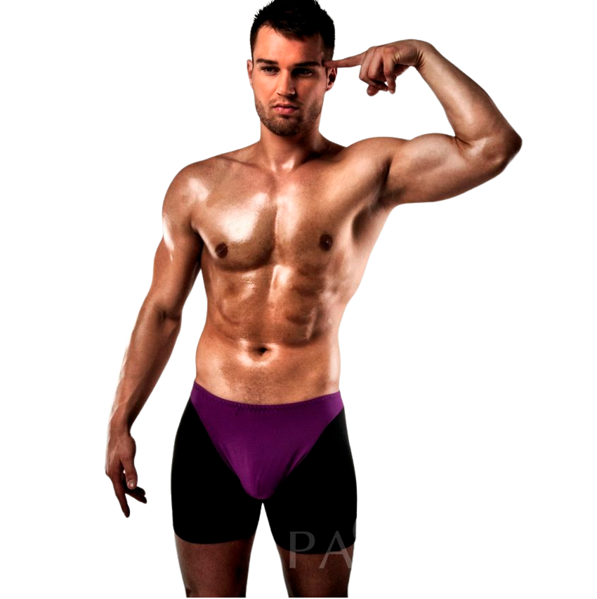 Boxer Erotico Passion 009 — Lilla/Nero, S/M