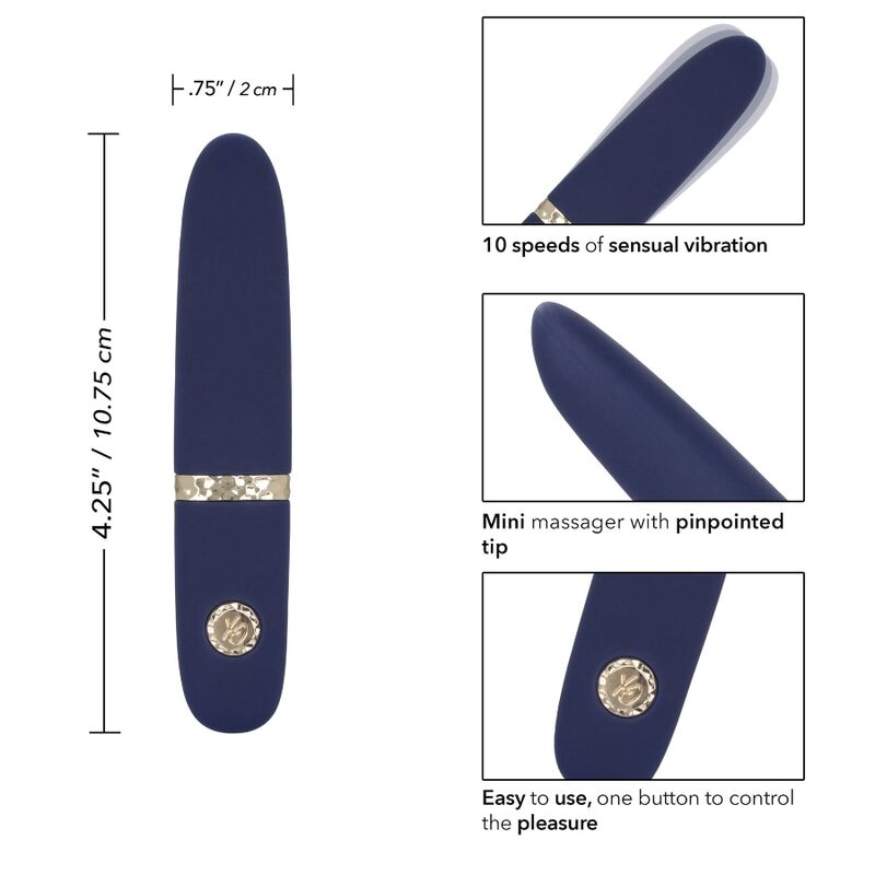 Vibratore Clitoride Mini Calexotics Chic — Silicone, 10 modalità