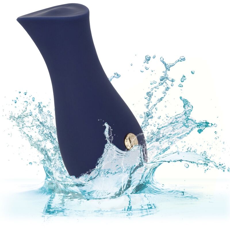 Vibratore Wand Rotante Calexotics Chic Tulip — 11,5 cm, Blu