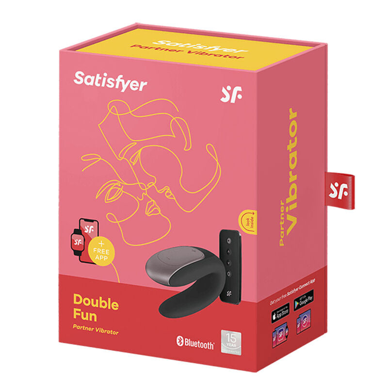 Vibratore Coppia a U Satisfyer Double Fun — App, 2 Motori