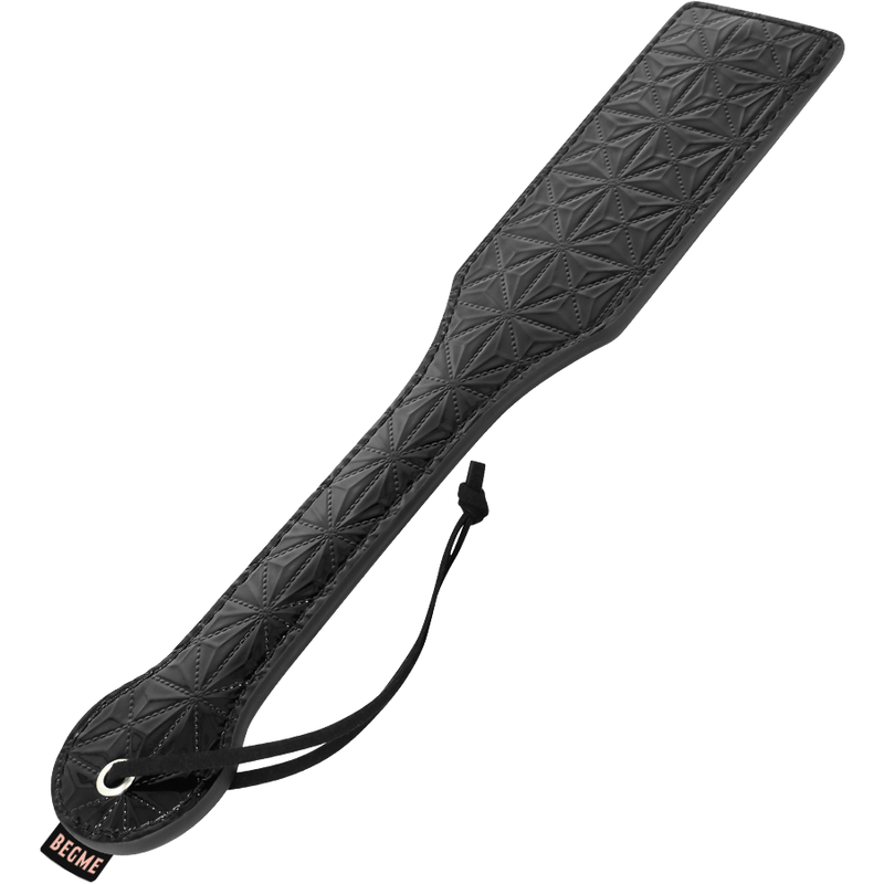 Pagaia BDSM in Pelle Vegana Begme Black Edition