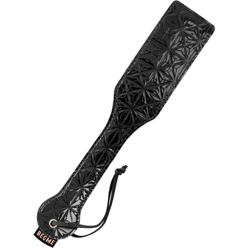 Pagaia BDSM in Pelle Vegana Begme Black Edition