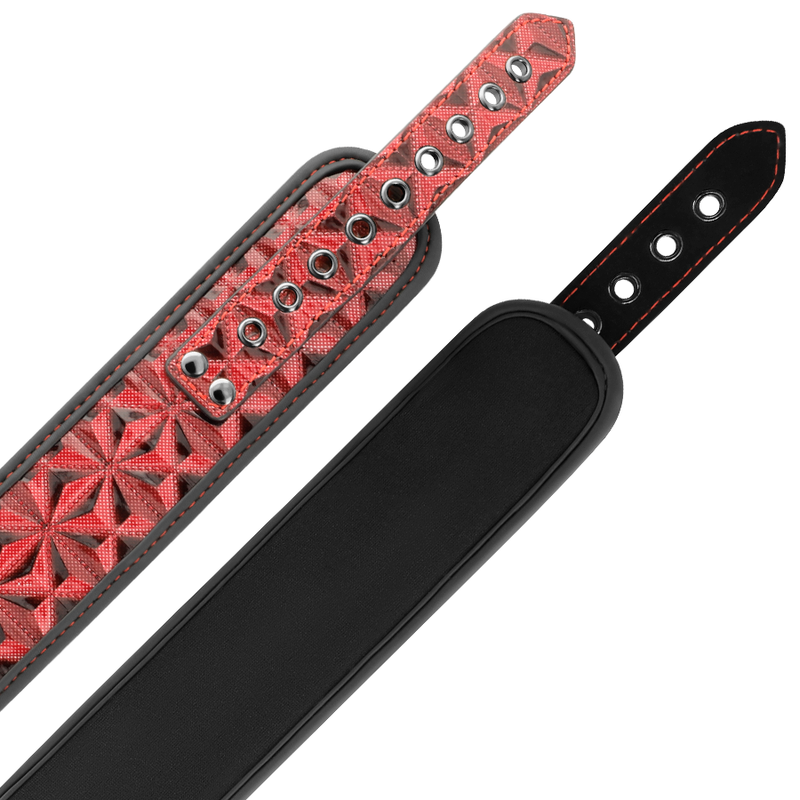 Collare BDSM con Morsetti Capezzoli Begme Red Edition — Neoprene