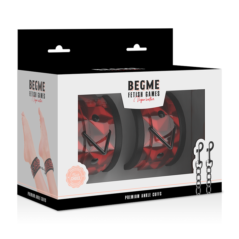 Polsini Caviglia Bondage Begme Red Edition — Fodera Neoprene