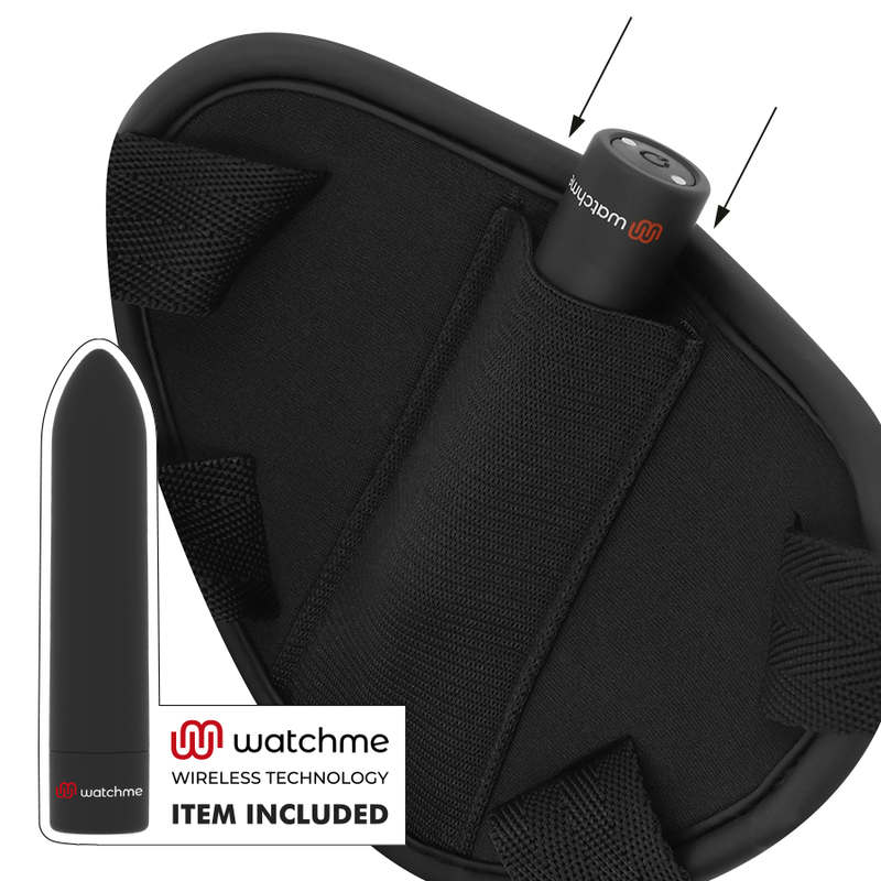Imbracatura Strapless con Dildo Fetish Submissive Cyberstrap — L