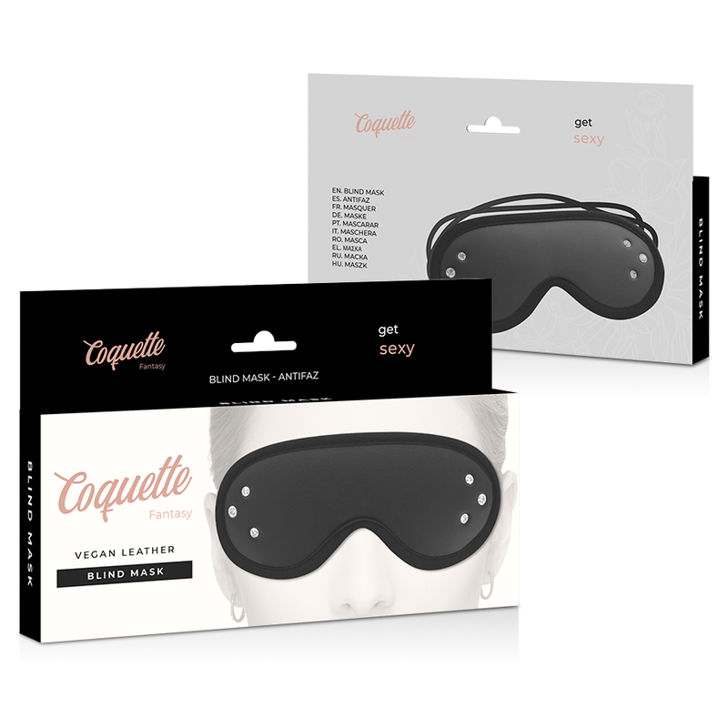 Benda per Occhi BDSM Coquette Chic Desire — Pelle Vegan