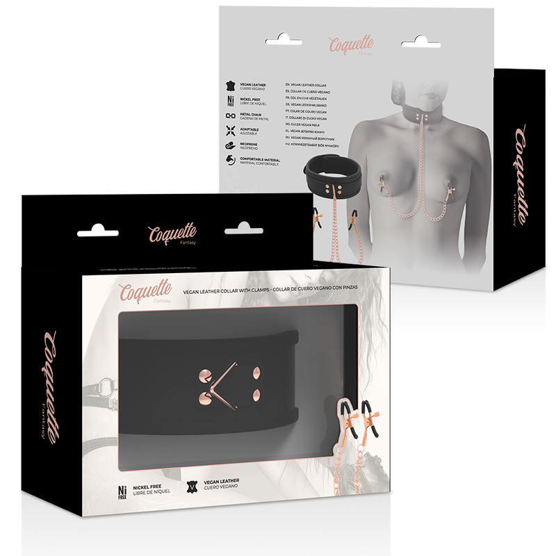 Collana BDSM con Morsetti Capezzoli Coquette Chic Desire