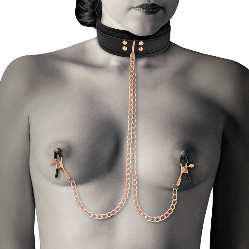 Collana BDSM con Morsetti Capezzoli Coquette Chic Desire