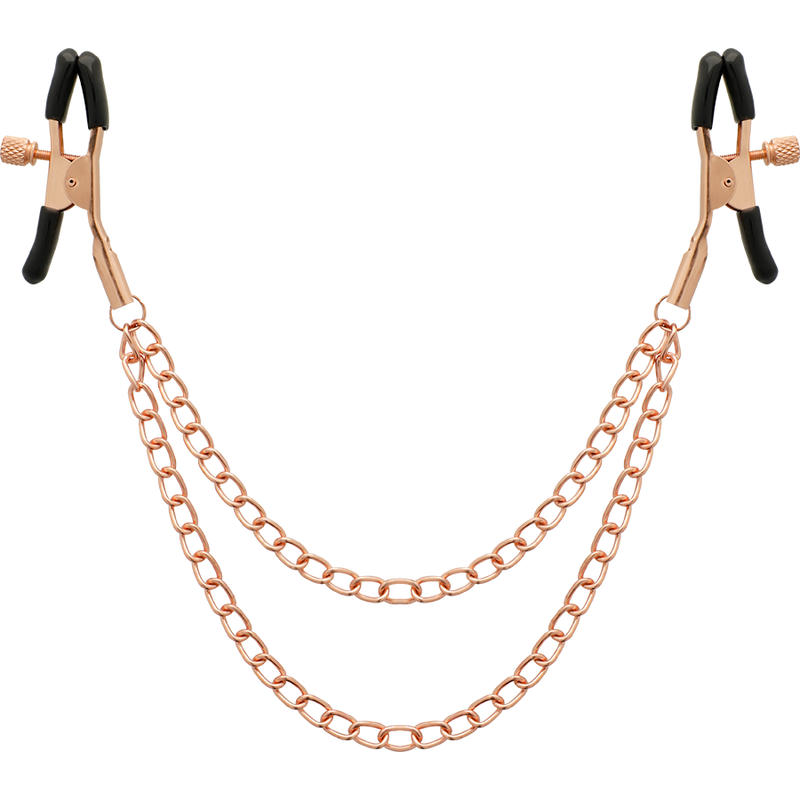 Clamps Capezzoli con Catena Coquette Chic Desire — Metallo
