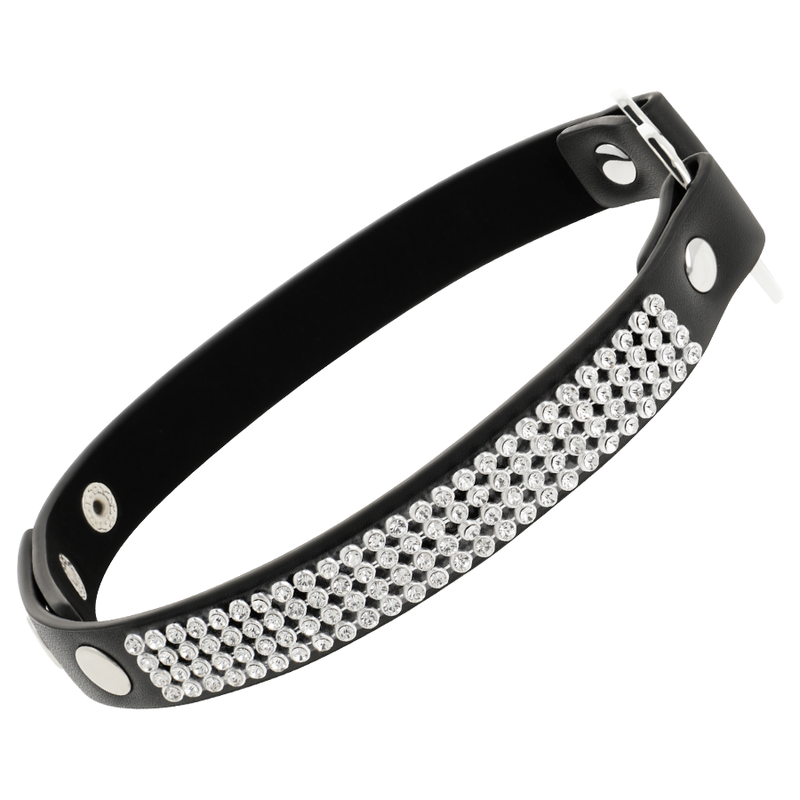 Collare BDSM in Pelle Vegana Coquette Chic Desire — con Cuore