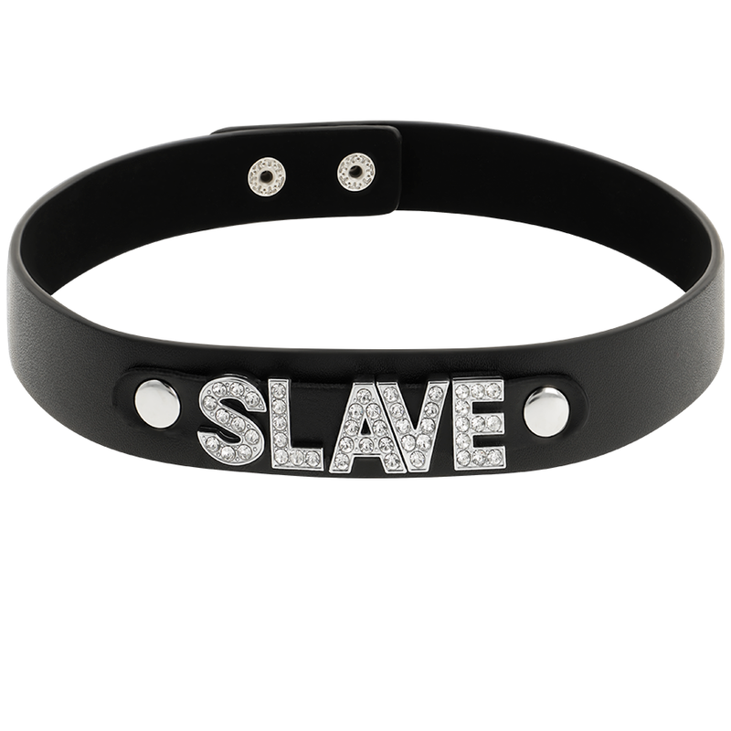 Collare BDSM in Pelle Vegana Coquette Chic Desire — Regolabile