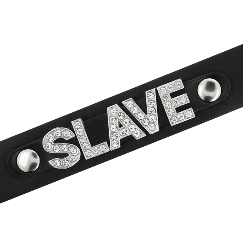 Collare BDSM in Pelle Vegana Coquette Chic Desire — Regolabile