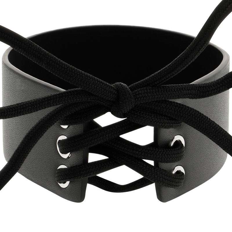 Collare BDSM in Pelle Vegana Coquette Chic Desire — Regolabile