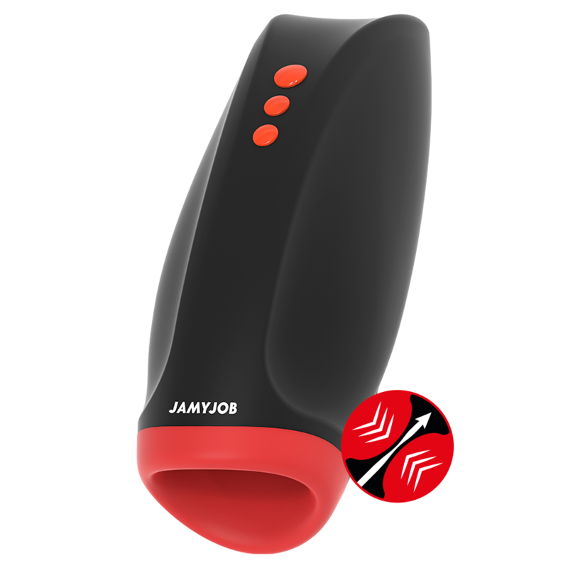 Masturbatore Maschile Vibrante Jamyjob Novax — Aspirazione