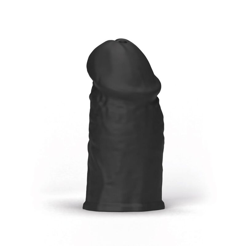 Masturbatore Maschile Realistico All Black E-Boy — 17 cm