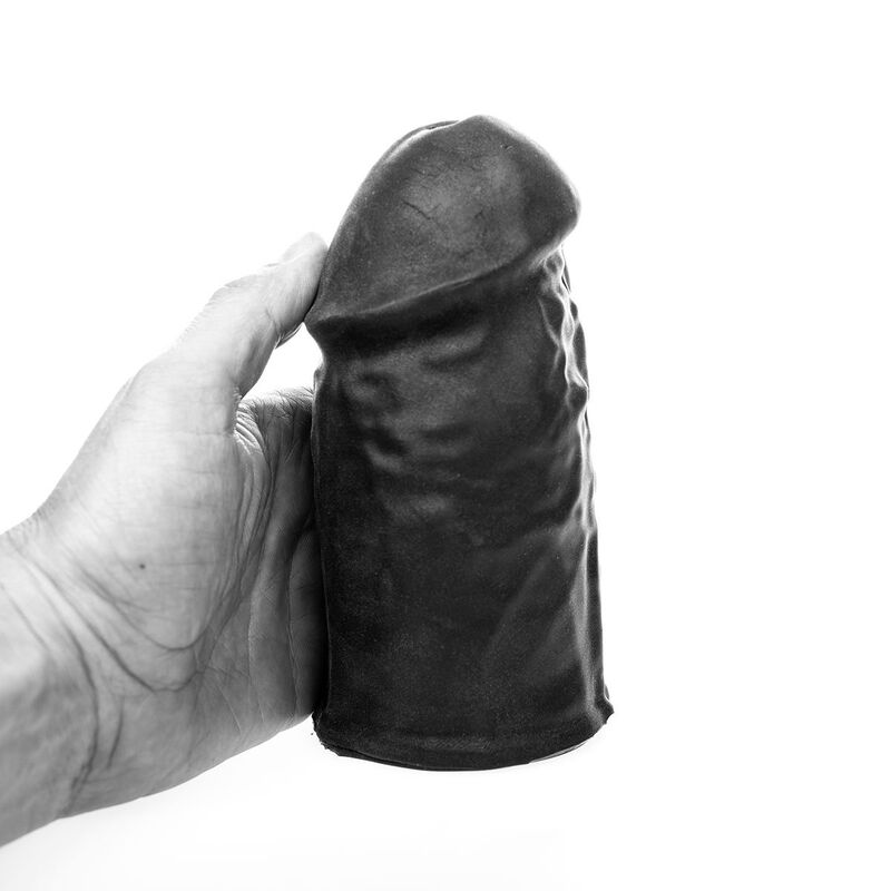 Masturbatore Maschile Realistico All Black E-Boy — 17 cm