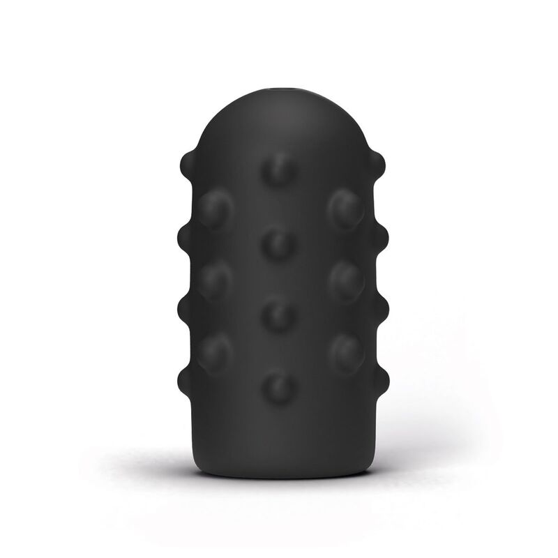 Masturbatore Maschile Texture Bumpy All Black — 17 cm