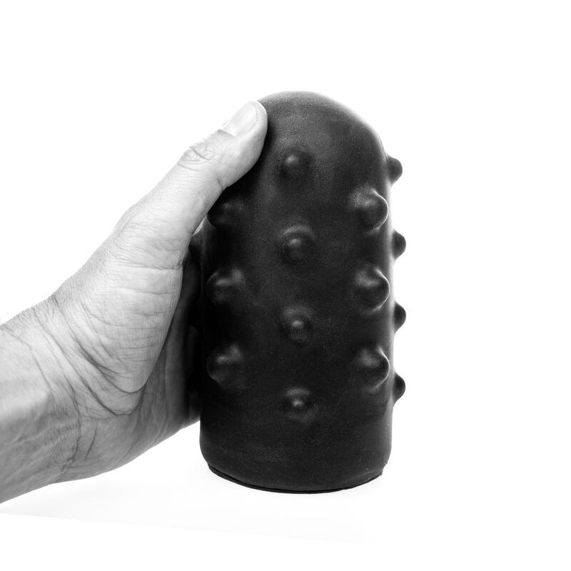 Masturbatore Maschile Texture Bumpy All Black — 17 cm
