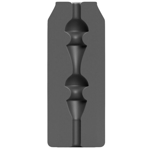 Masturbatore Maschile All Black Energy — Design Lattina 17 cm