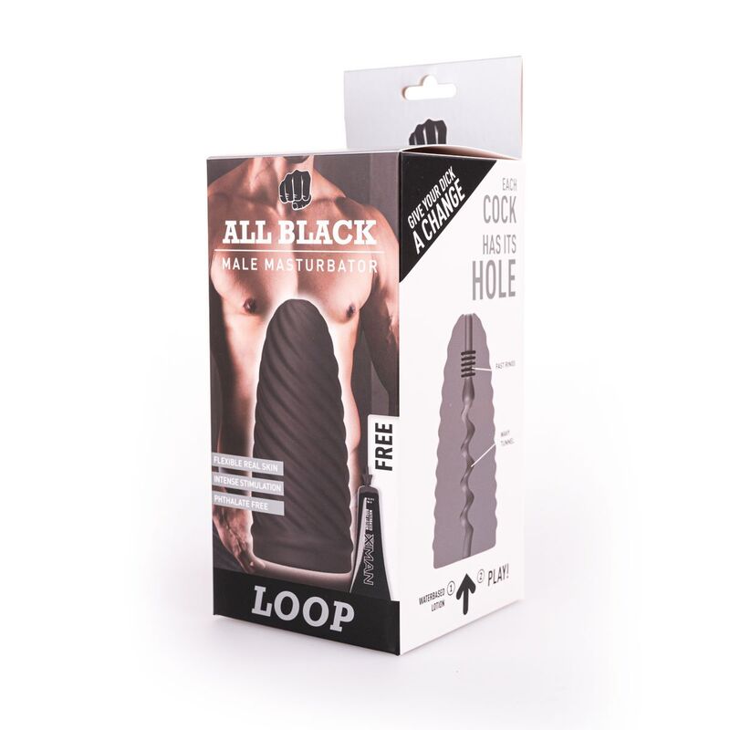 Masturbatore Maschile All Black Loop 1 — Design a Spirale