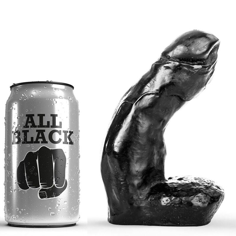 Dildo Realistico All Black — 15 cm